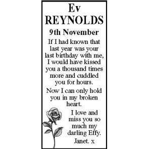 Photo of REYNOLDS Ev