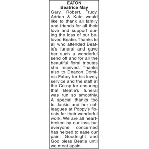 Photo of MAY Beatrice