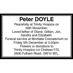 Photo of DOYLE Peter