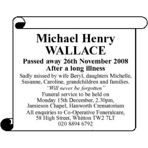 Photo of HENRY WALLACE Michael
