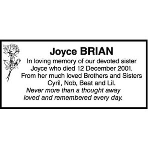 Photo of BRIAN Joyce
