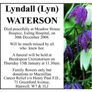 Photo of LYN Lyndall