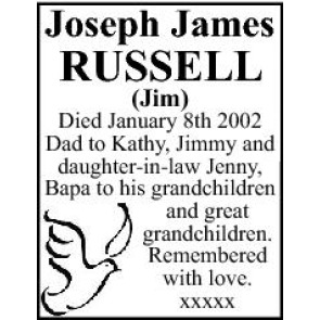 Photo of JAMES RUSSELL Joseph