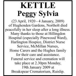 Photo of SYLVIA Peggy