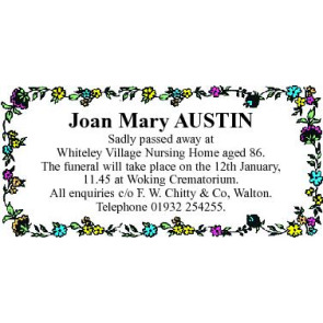Photo of MARY AUSTIN Joan
