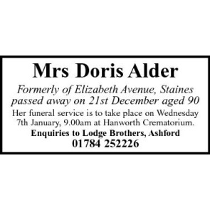 Photo of DORIS Mrs