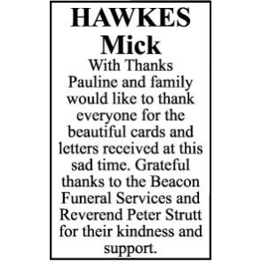 Photo of MICK HAWKES