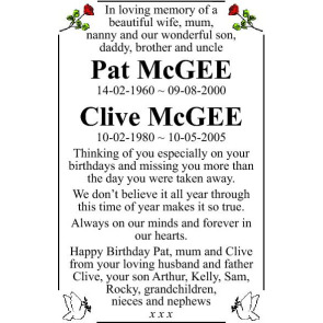 Photo of Pat McGEE