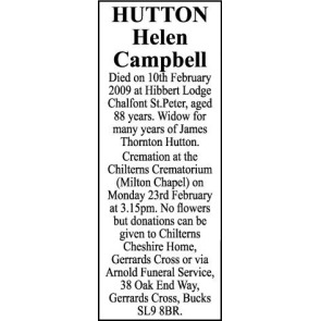 Photo of HELEN CAMPBELL Hutton