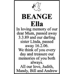 Photo of ELLA BEANGE