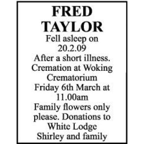Photo of TAYLOR FRED