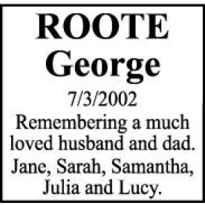Photo of GEORGE ROOTE