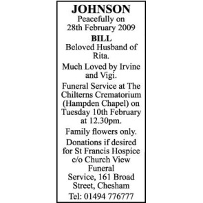 Photo of BILL JOHNSON