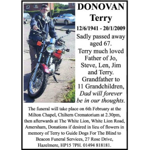 Photo of TERRY Donovan