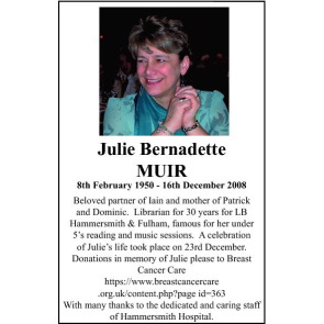 Photo of BERNADETTE Julie