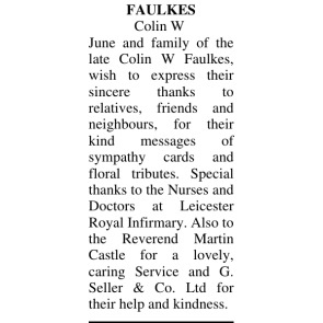 Photo of COLIN FAULKES