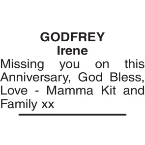 Photo of Irene GODFREY