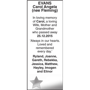 Photo of Carol Angela EVANS