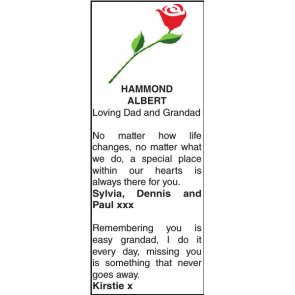 Notice Gallery for Albert HAMMOND