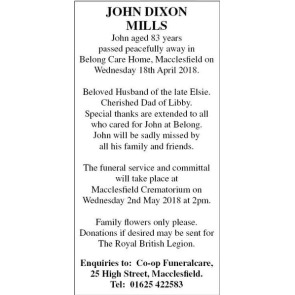 Photo of JOHN DIXON MILLS