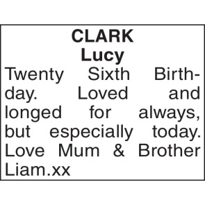 Photo of CLARK Lucy