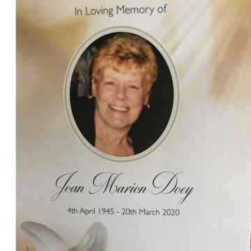 Notice Gallery for Joan DOEY