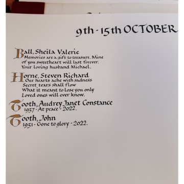 Notice Gallery for John TOOTH
