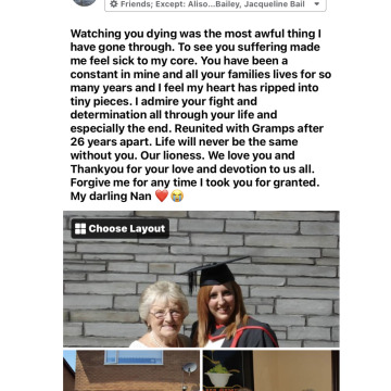 Tribute photo for Sylvia Margaret BAILEY