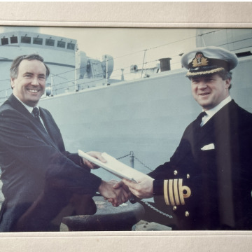 Photo of Captain Peter John Athelstan RN Rtd. WYATT