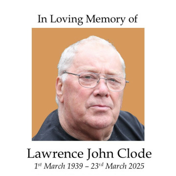 Photo of Lawrence John CLODE