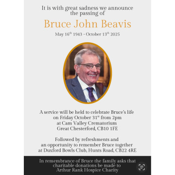 Photo of Bruce John BEAVIS