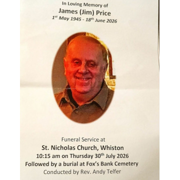 Notice Gallery for James Robert PRICE